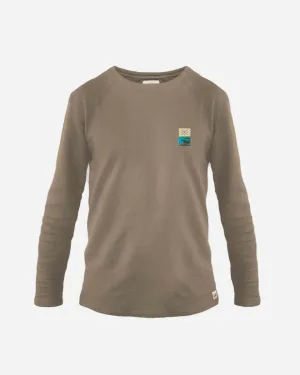 ELSK® BAGSØ2 PCH MEN'S LIGHTWEIGHT CREWNECK - SMOKEY OLIVE