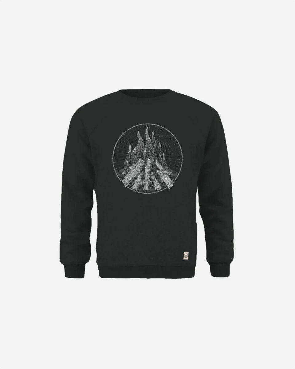 ELSK BALL TVÆRS MEN'S CREWNECK - DUSTY BLACK