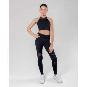 Energetiks Leah Mesh Legging | Black
