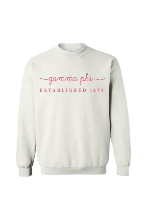 Established Script Crewneck