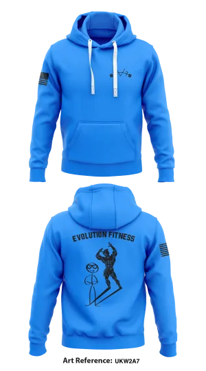 Evolution Fitness Store 1  Core Men's Hooded Performance Sweatshirt - UKW2a7