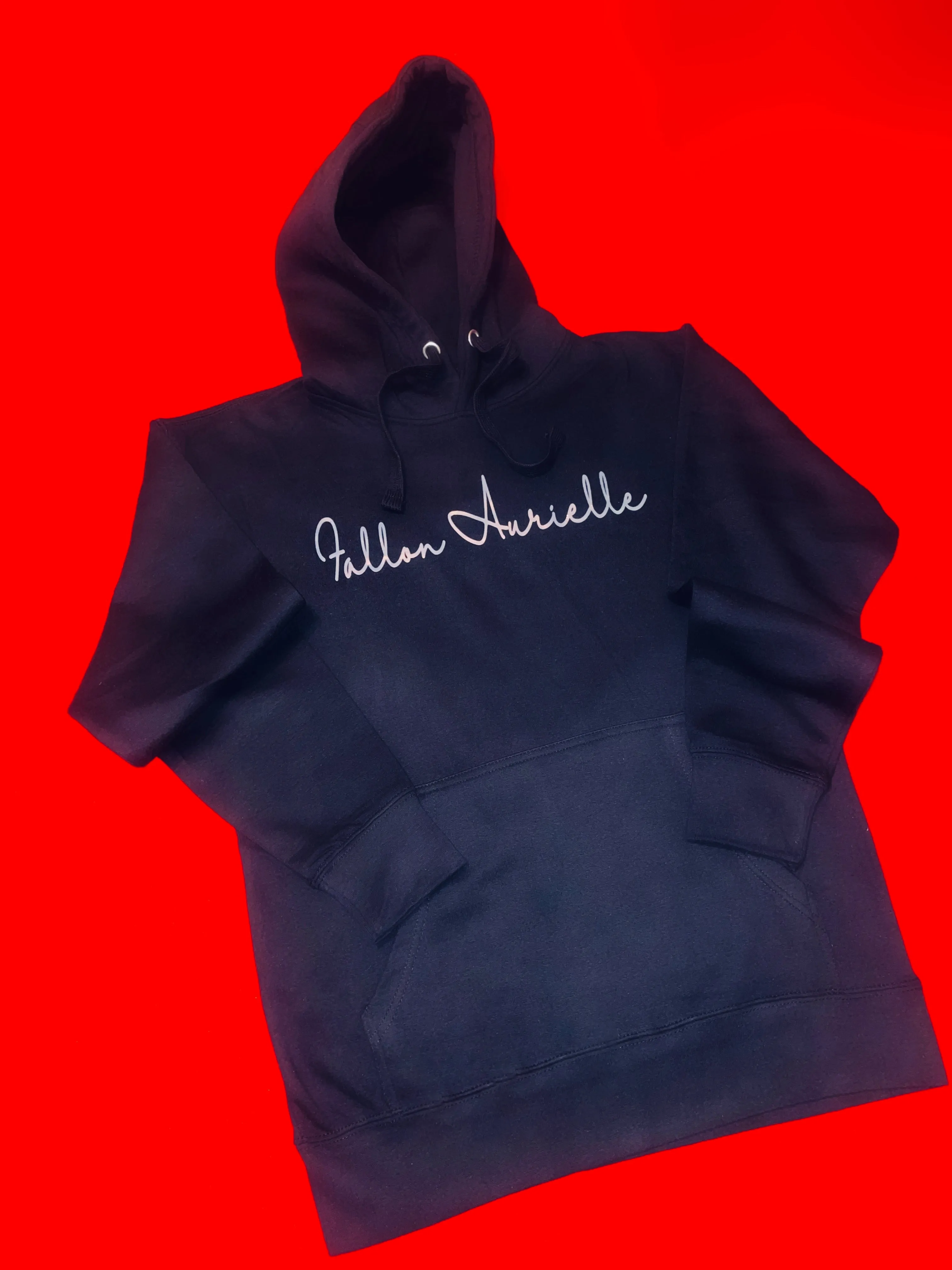 Fallon Aurielle Unisex Signature Pisces Zodiac Hoodie (Black & Holographic)