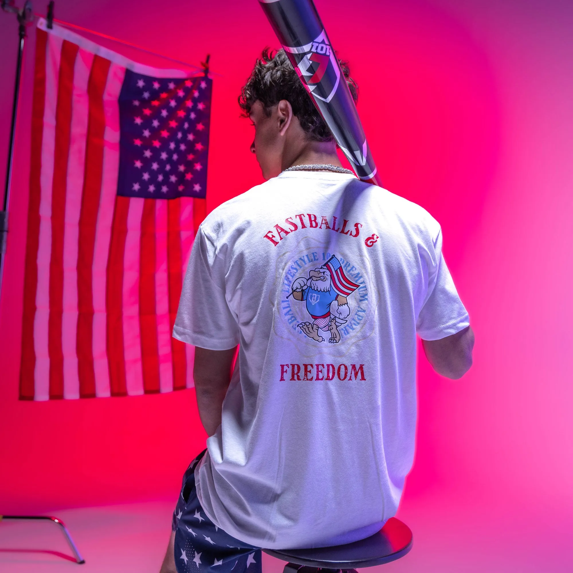 Fastballs & Freedom Tee