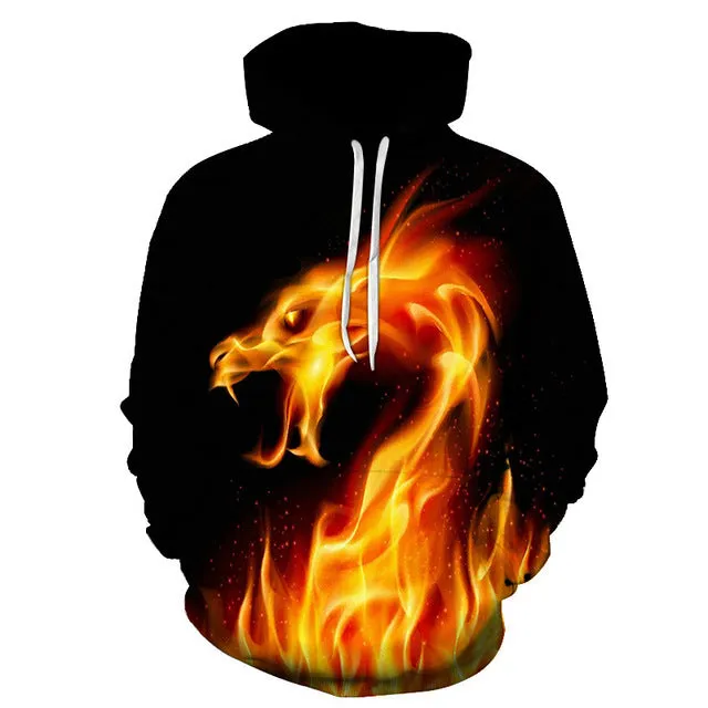 Fluorescent Tiger Hoodie