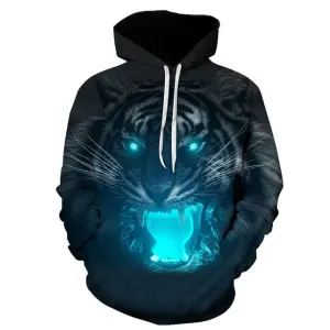 Fluorescent Tiger Hoodie