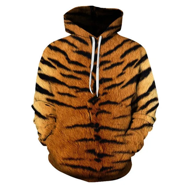 Fluorescent Tiger Hoodie