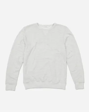 French Terry Vintage Soft Crewneck Sweatshirt - Grey Heather