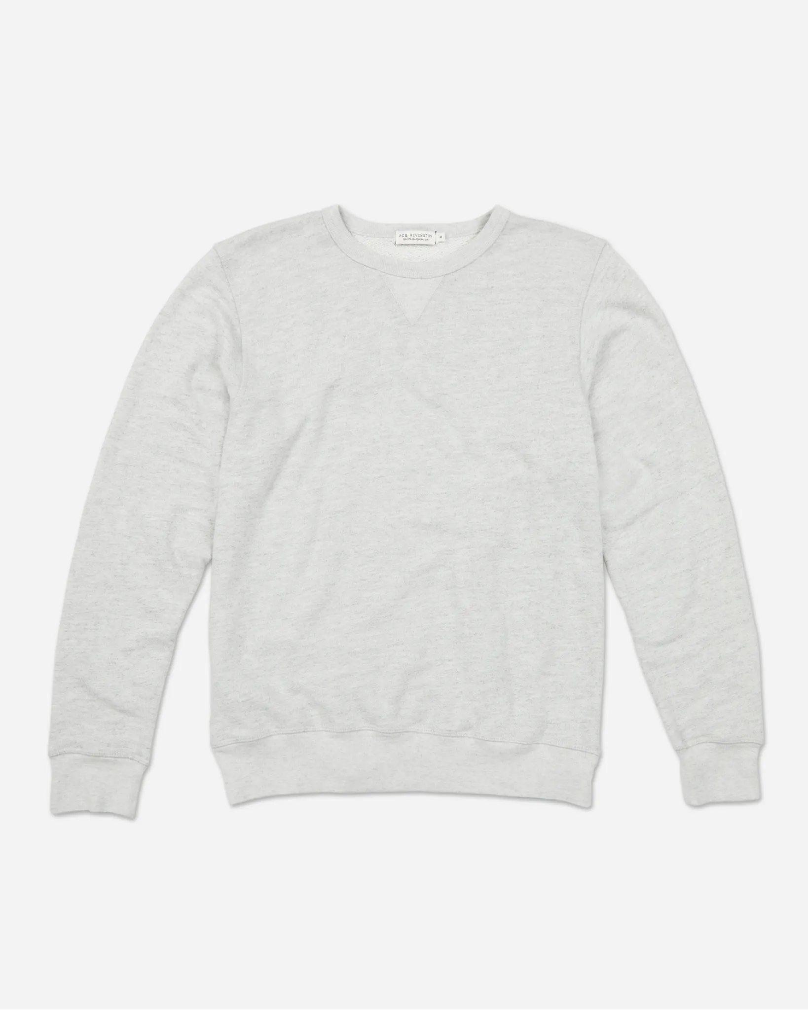 French Terry Vintage Soft Crewneck Sweatshirt - Grey Heather