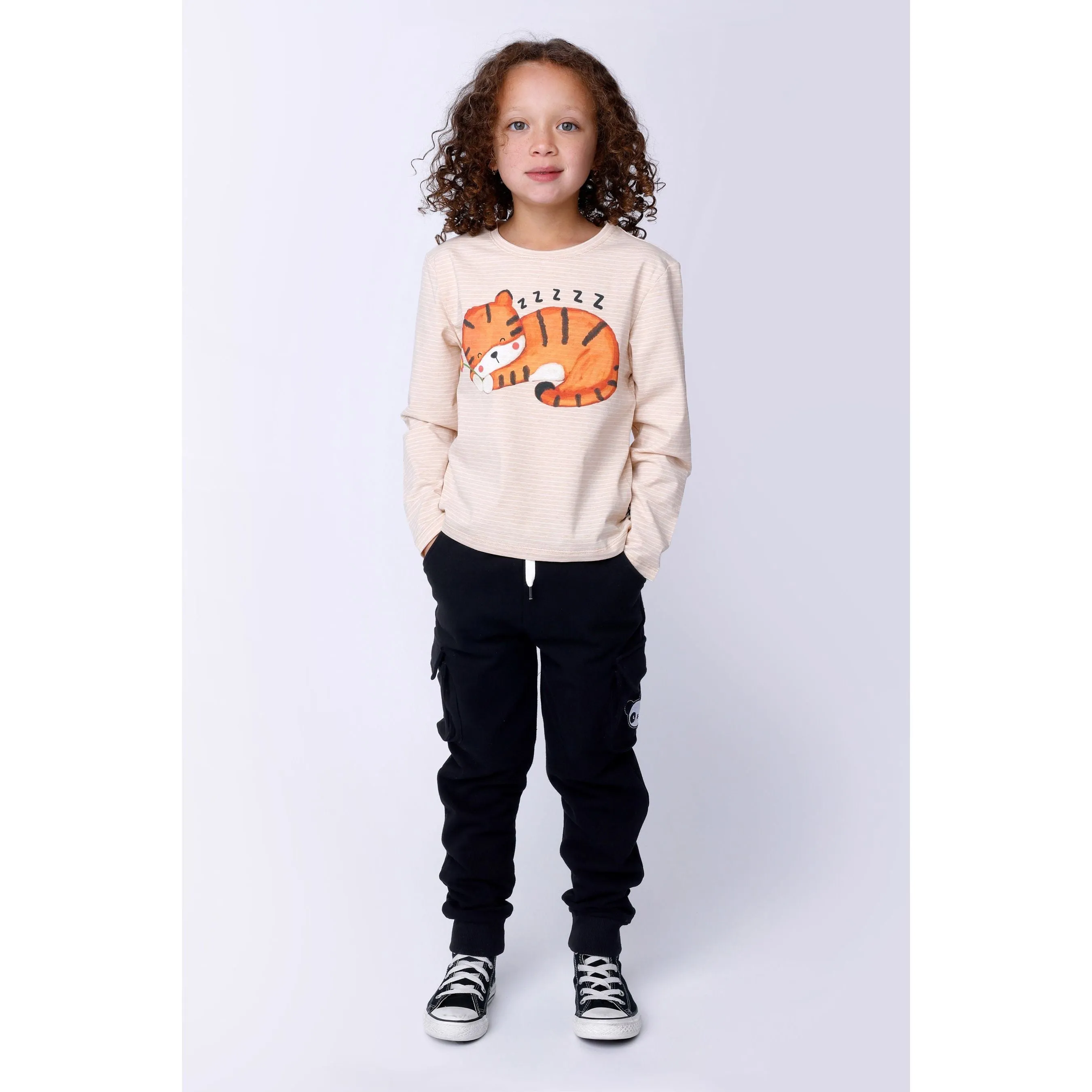 Furry Tailored Cargo Trackies - Black