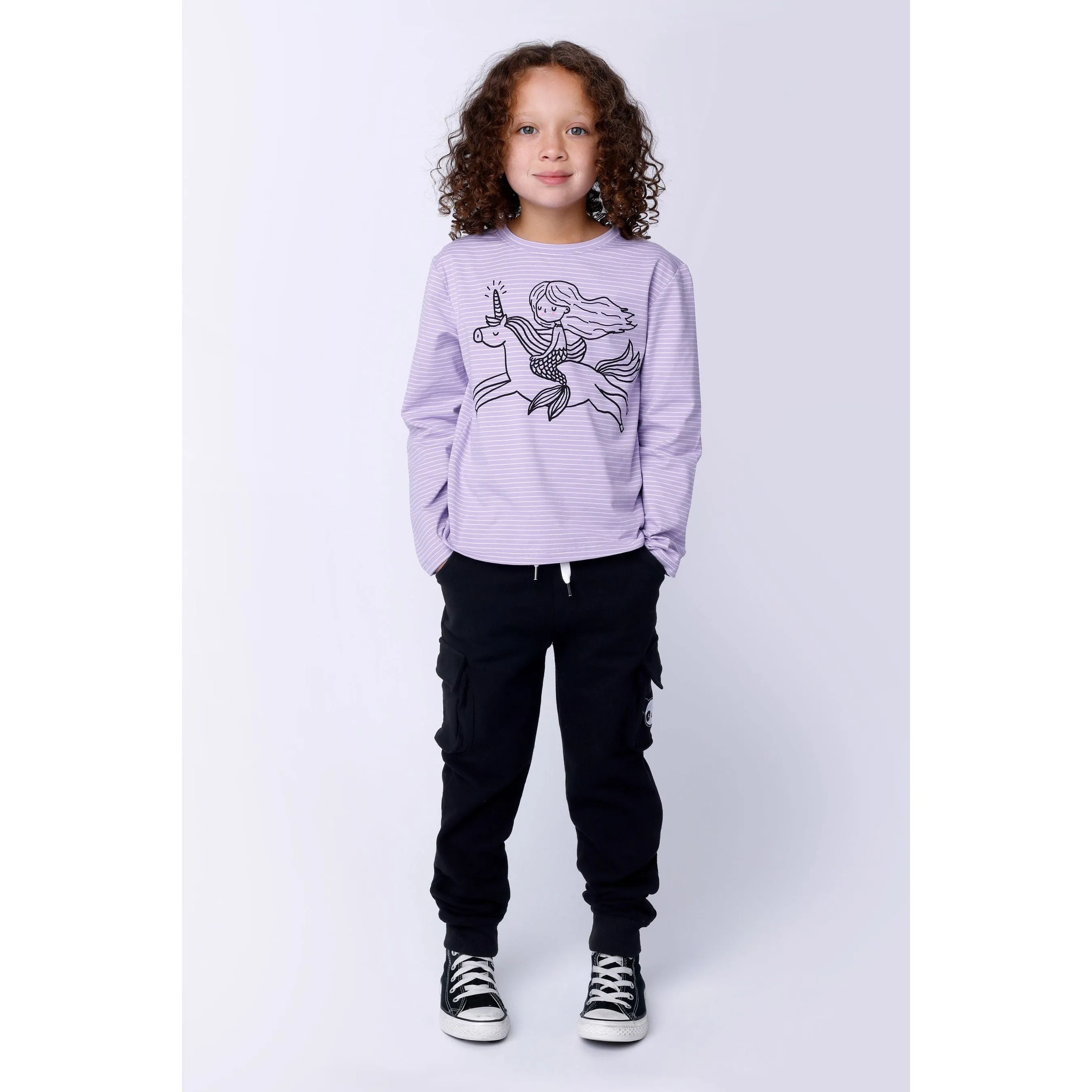 Furry Tailored Cargo Trackies - Black