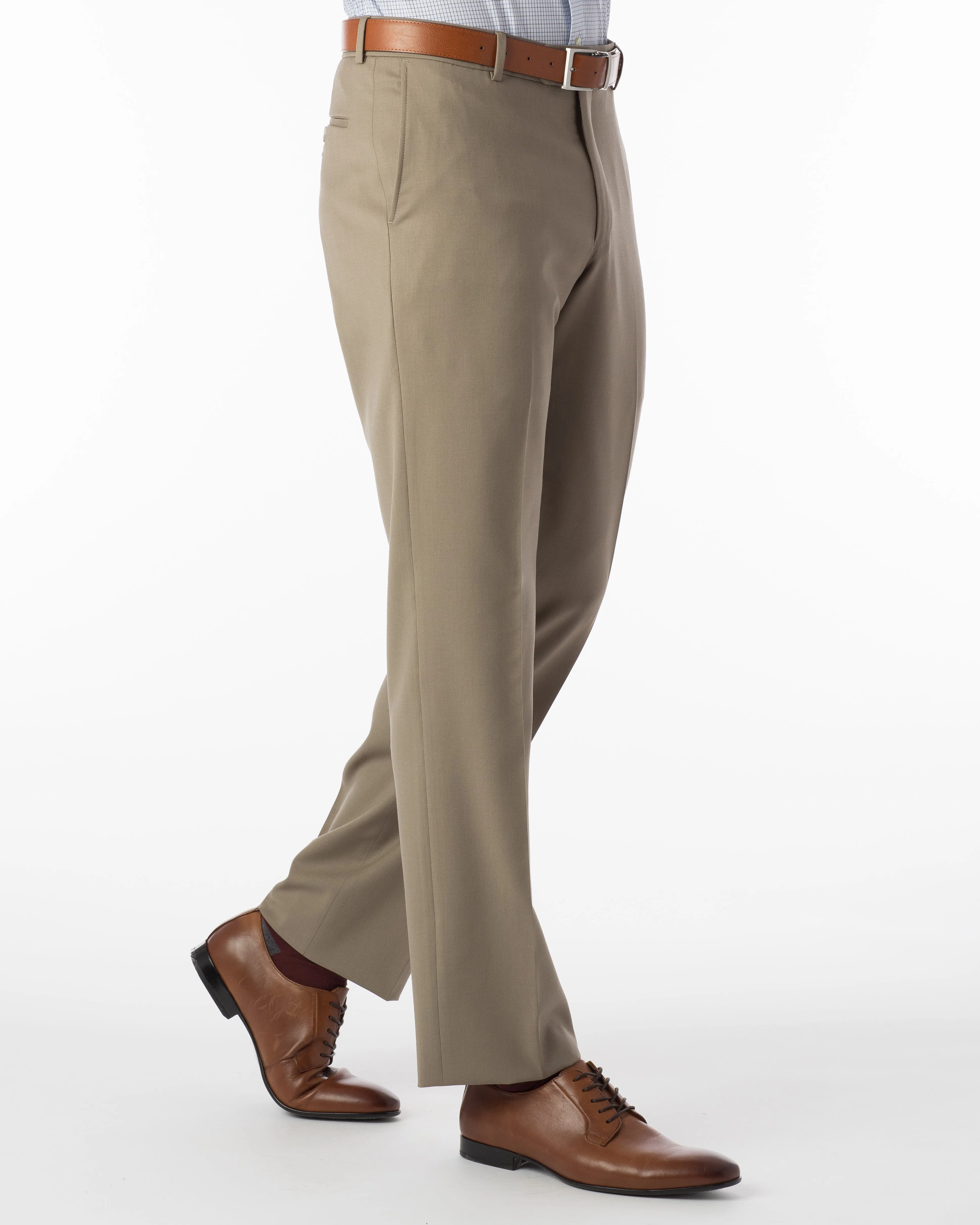 Gabardine Dress Trouser - British Tan