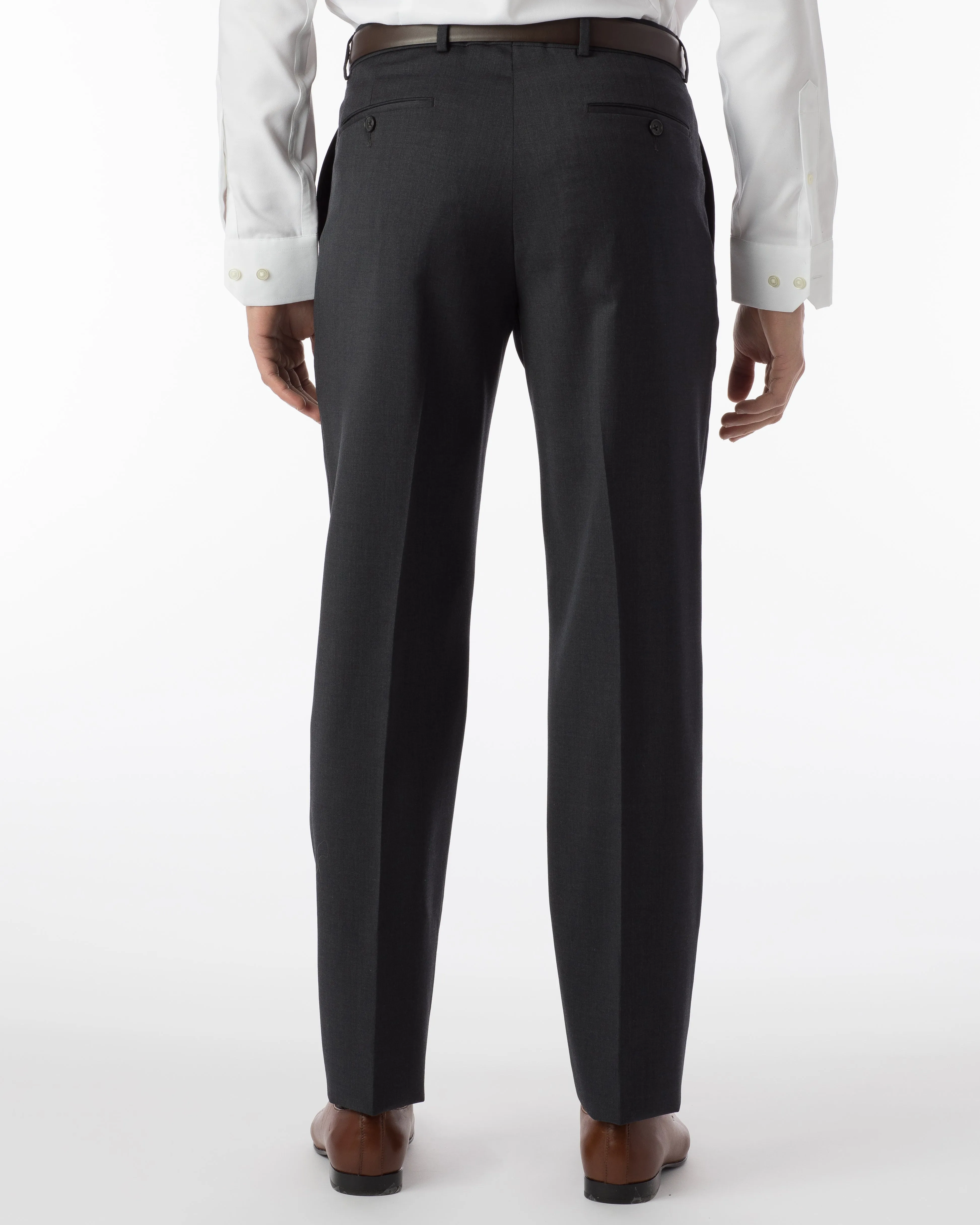 Gabardine Dress Trouser - Charcoal
