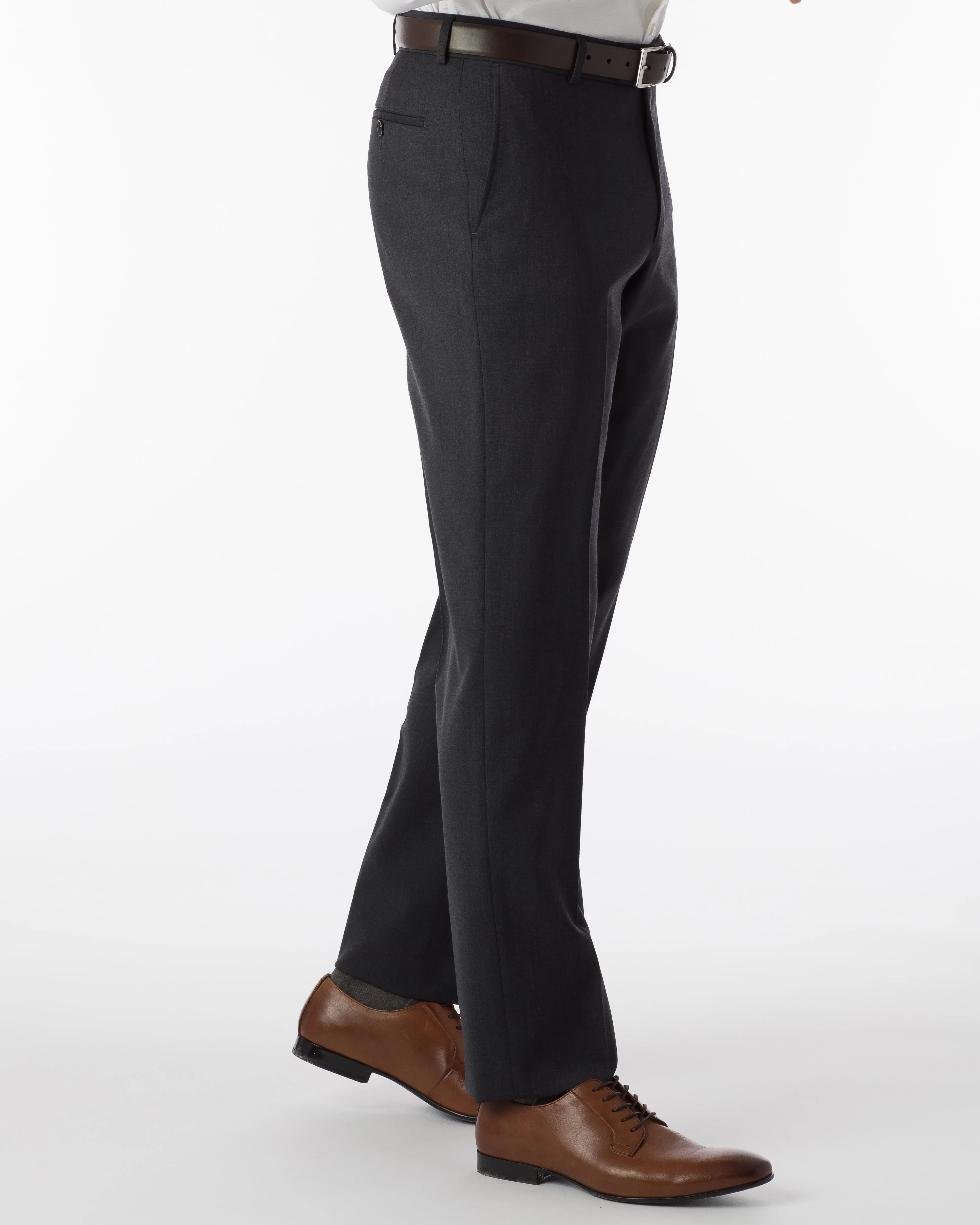Gabardine Dress Trouser - Charcoal