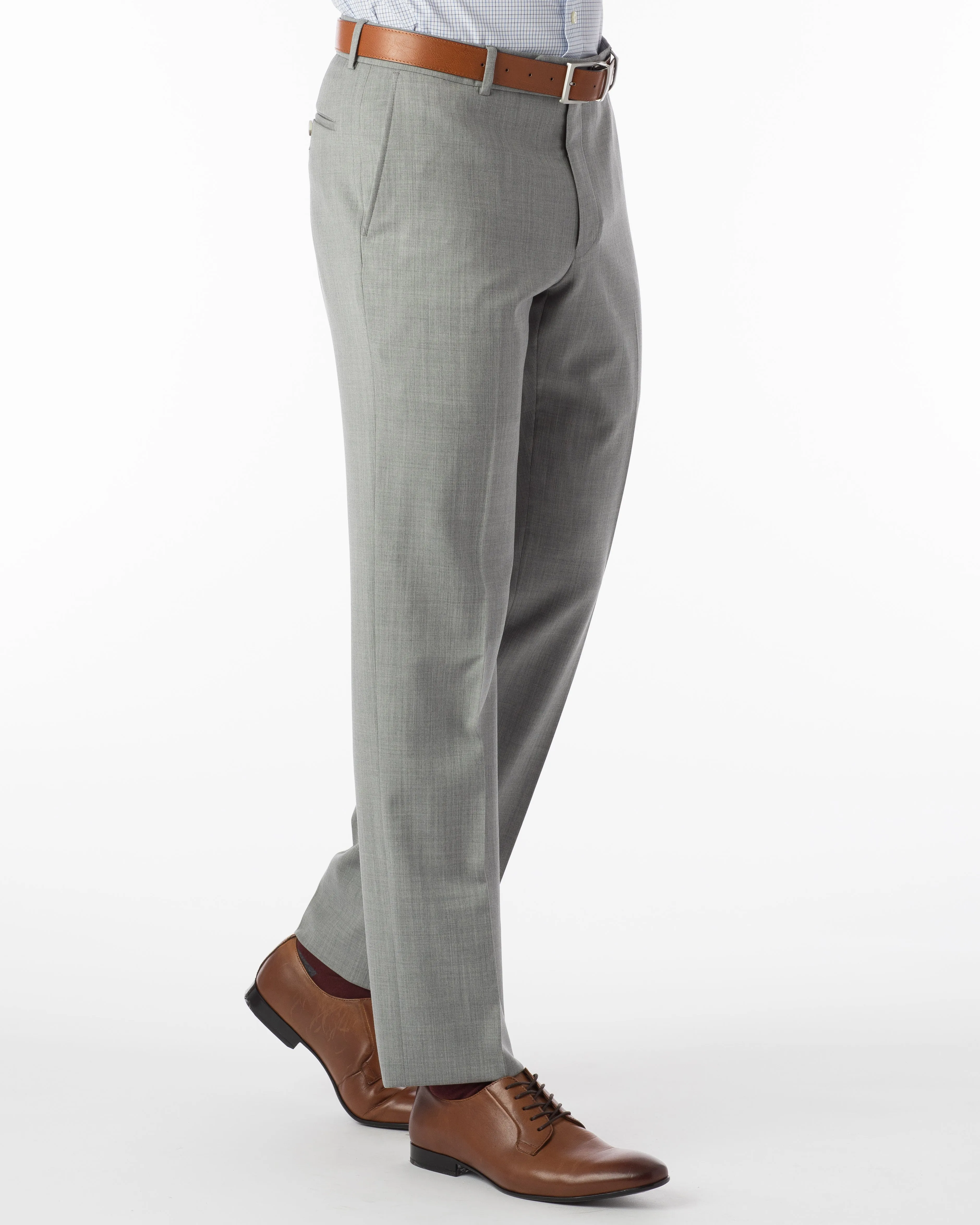 Gabardine Dress Trouser - Grey