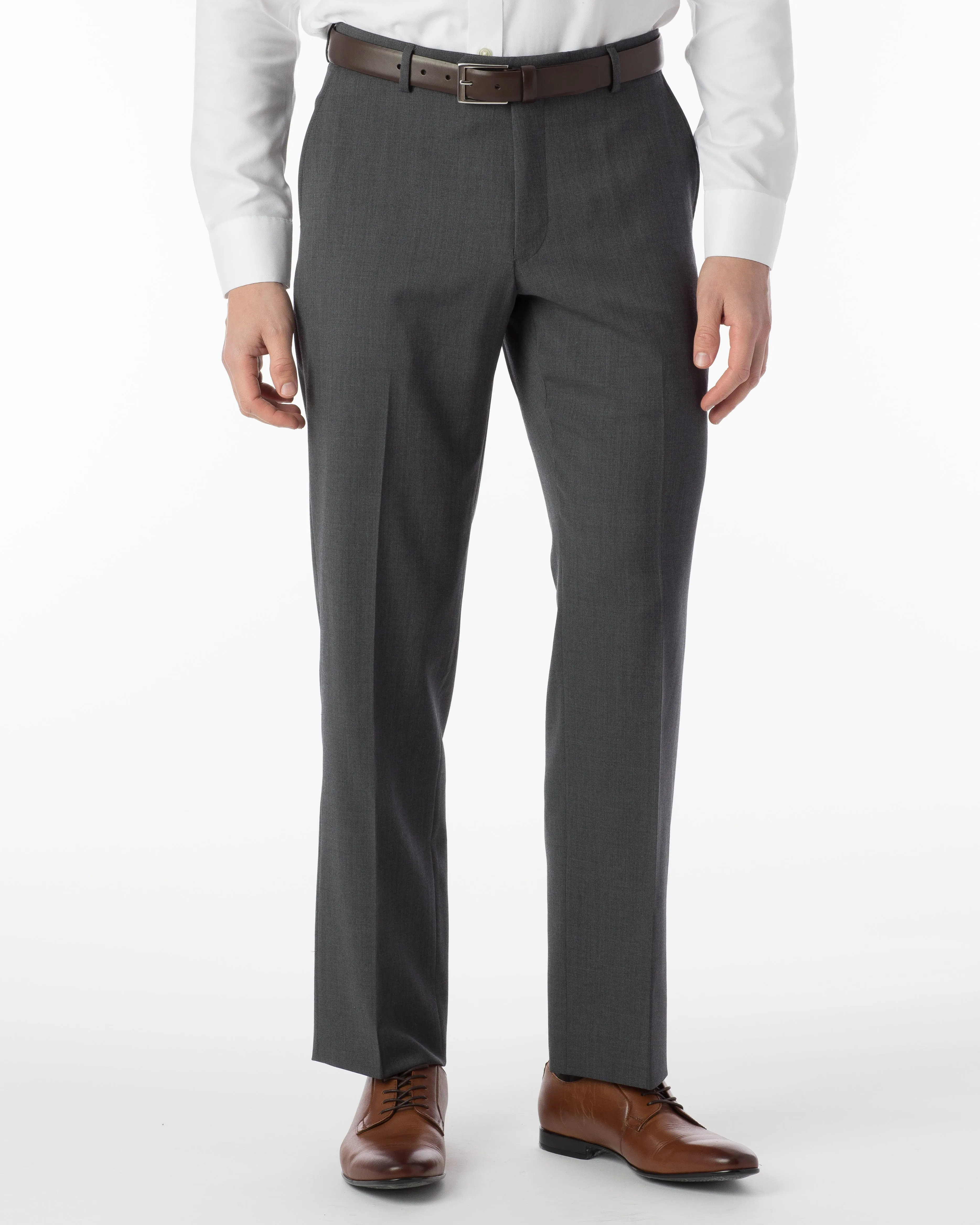 Gabardine Dress Trouser - Med Grey