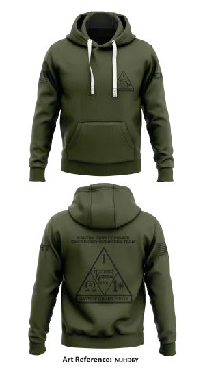 Gaston County Police Emergency Response Team Store 1  Core Men's Hooded Performance Sweatshirt - NuHD6y