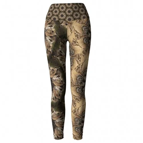 Giraffe/Cougar - Zoo Yoga Leggings