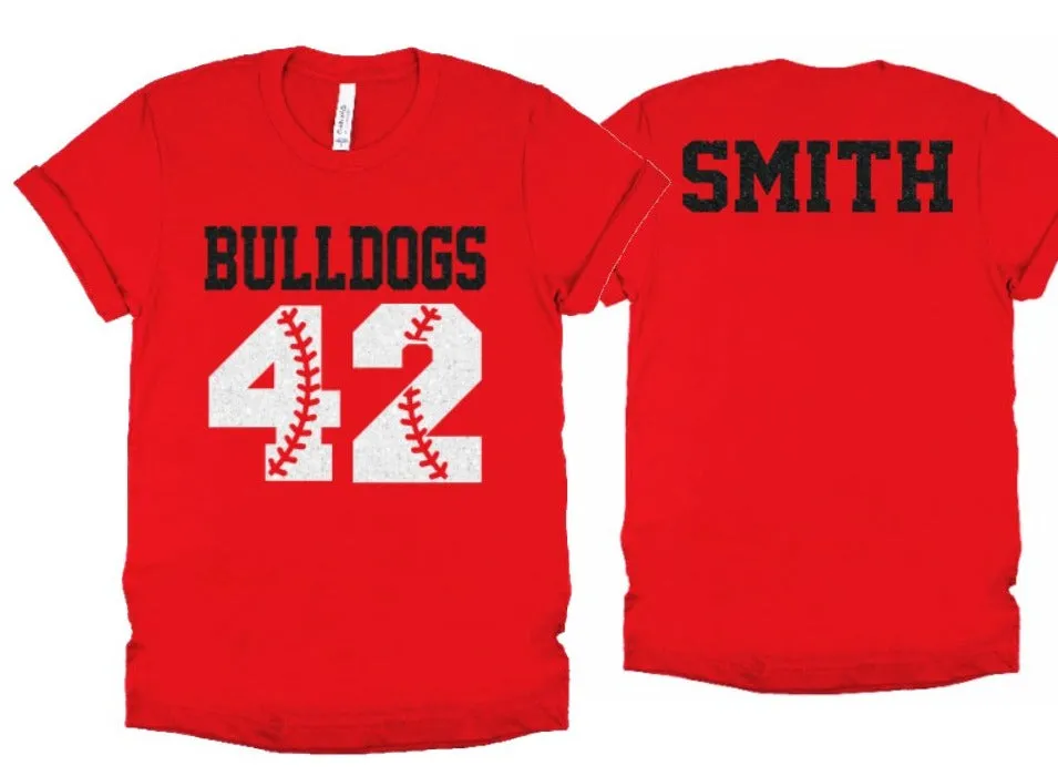Glitter Baseball Shirts | Baseball Stitch Shirt |  Bella Canvas Tshirt | Baseball Shirt | Youth or Adult