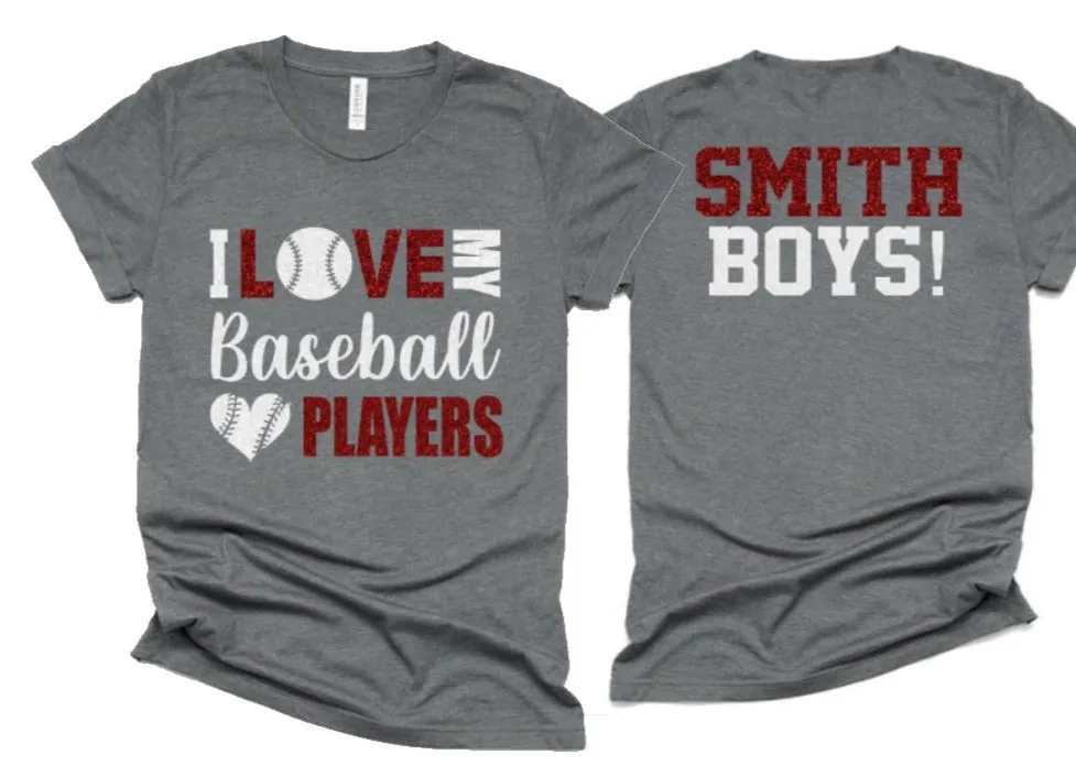 Glitter Baseball Shirts | Baseball Stitch Shirt |  Bella Canvas Tshirt | Baseball Shirt | Youth or Adult