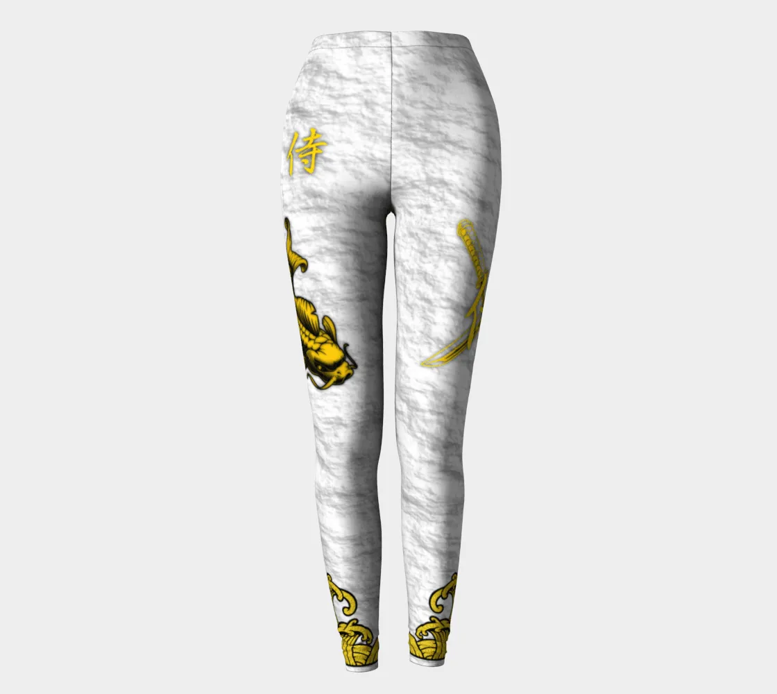 Golden Ghost Samurai Leggings