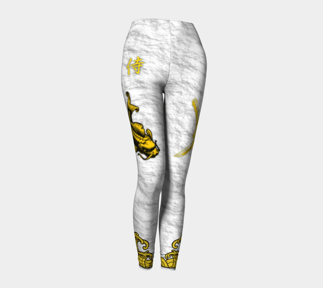 Golden Ghost Samurai Leggings