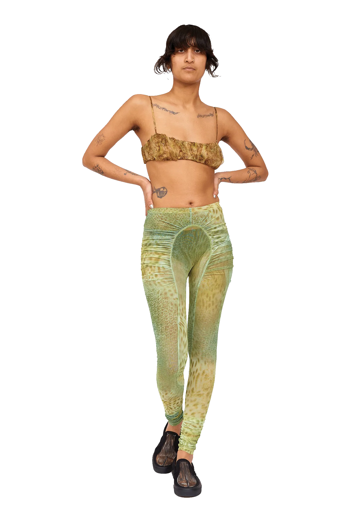 GREEN GECKO PURR LEGGING