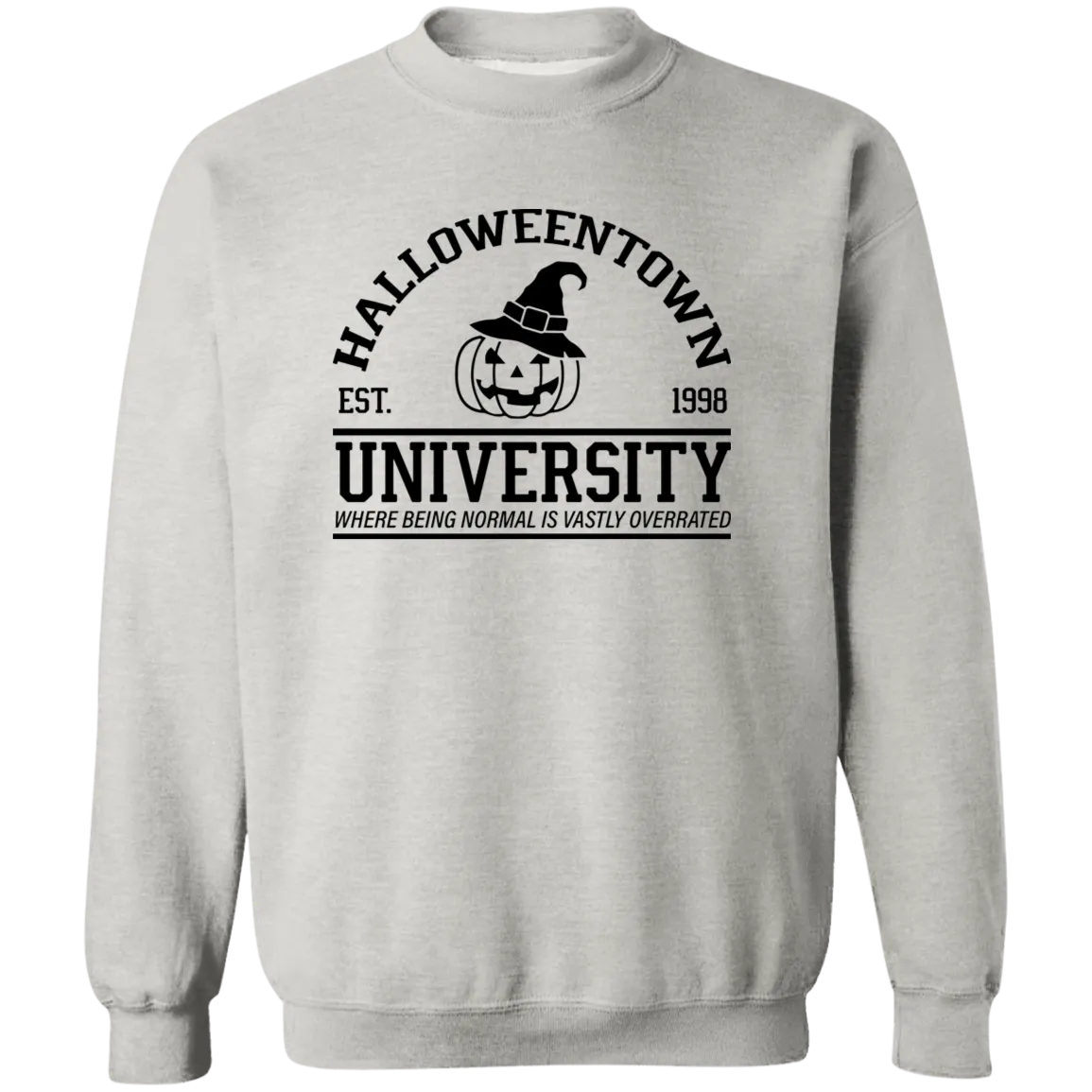 Halloween Town University Crewneck Pullover Sweatshirt