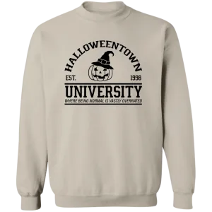 Halloween Town University Crewneck Pullover Sweatshirt