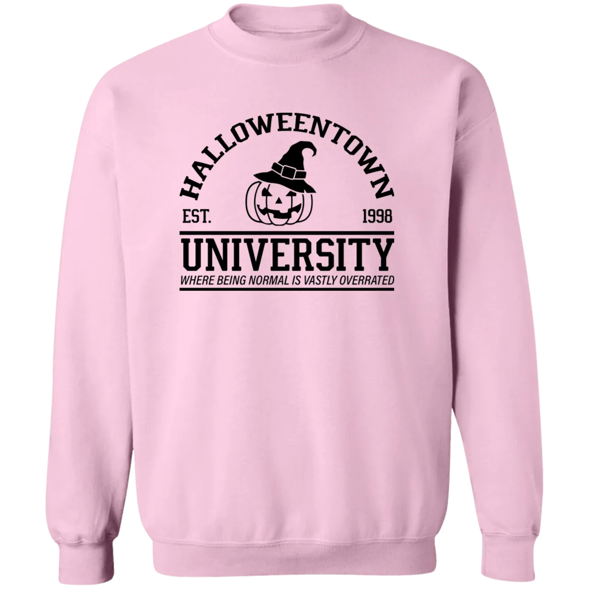 Halloween Town University Crewneck Pullover Sweatshirt