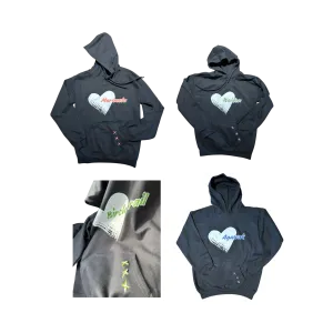Heart Camp Sweatshirt with Hand Stitched Pocket