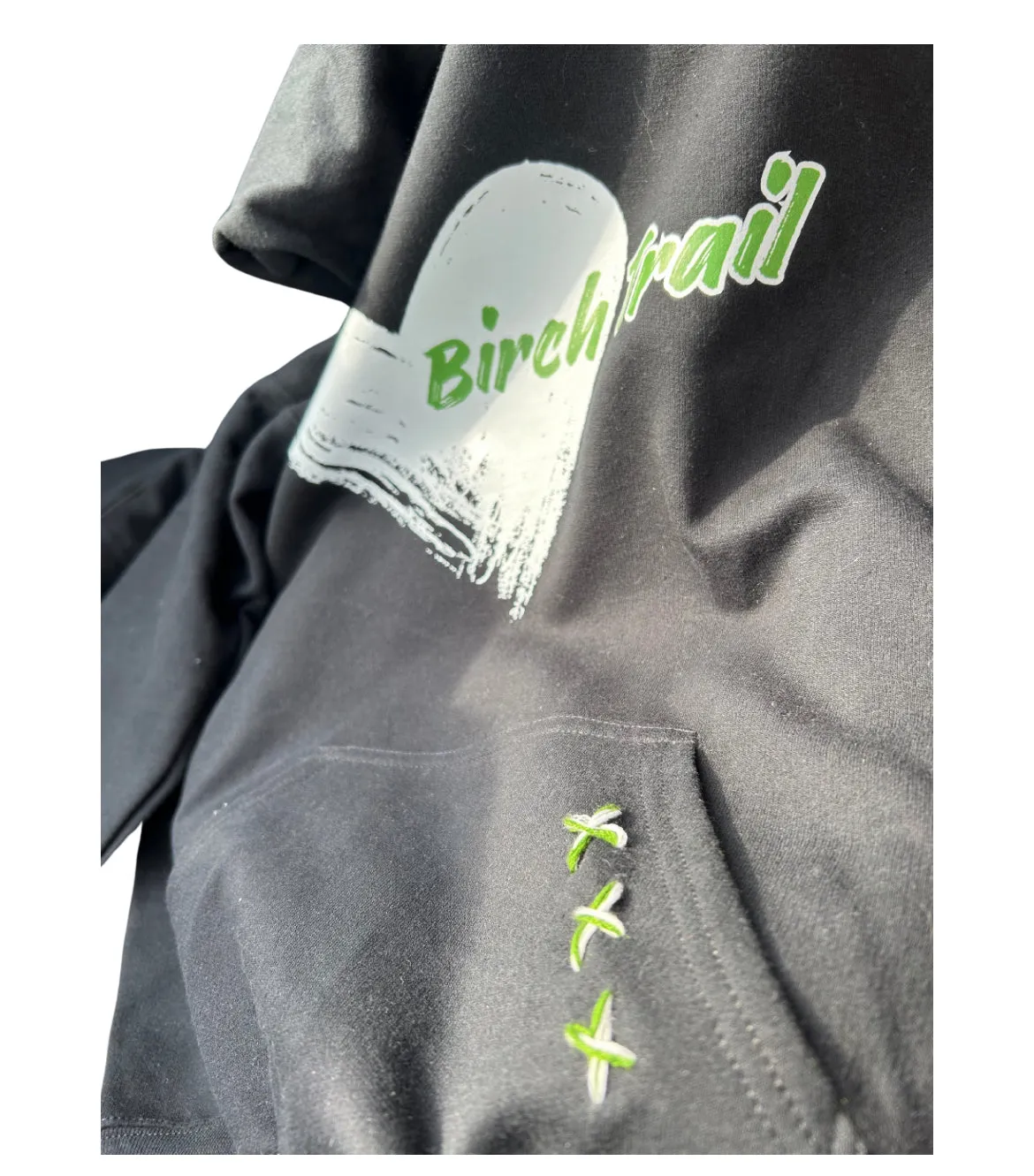 Heart Camp Sweatshirt with Hand Stitched Pocket