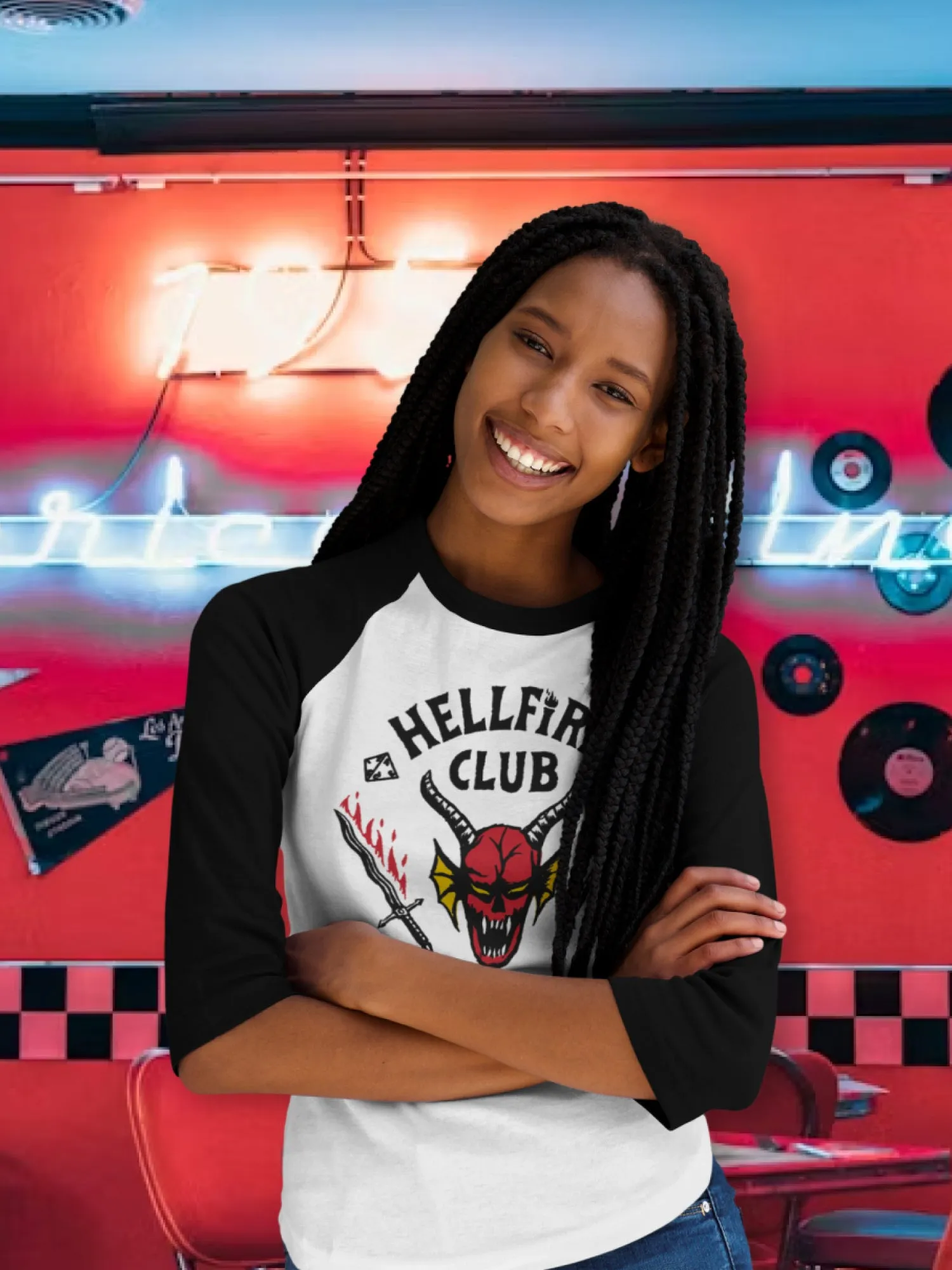 Hellfire Club Raglan Shirt