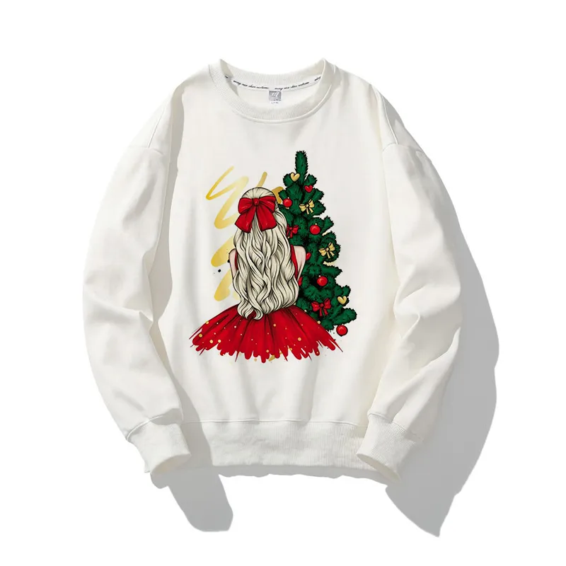 Hello December O-Neck White Sweater V