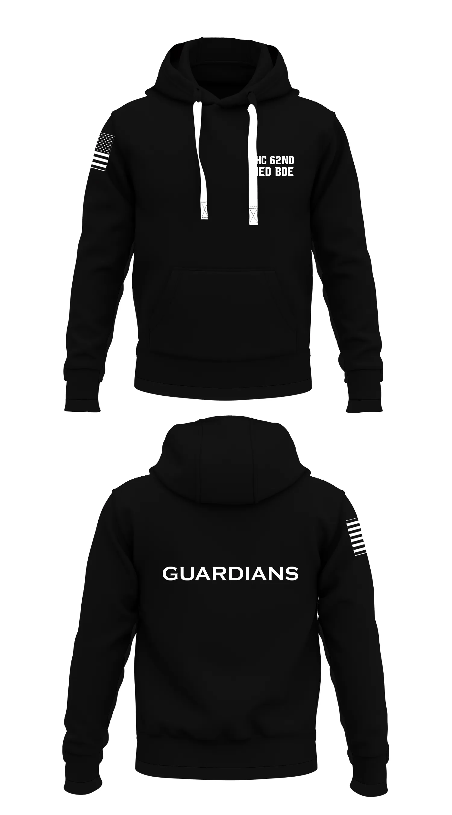 HHC, 62nd MED BDE   Core Men's Hooded Performance Sweatshirt - 45487681396