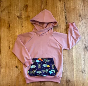 Highland Cow Hoodie - Age 7
