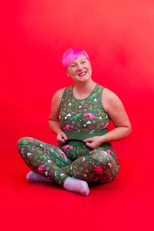Holly Jolly Dino's Sports Bra