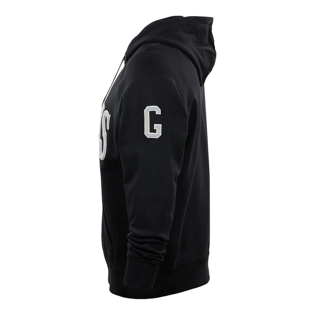 Homestead Grays French Terry Script Hooded Sweatshirt - Black