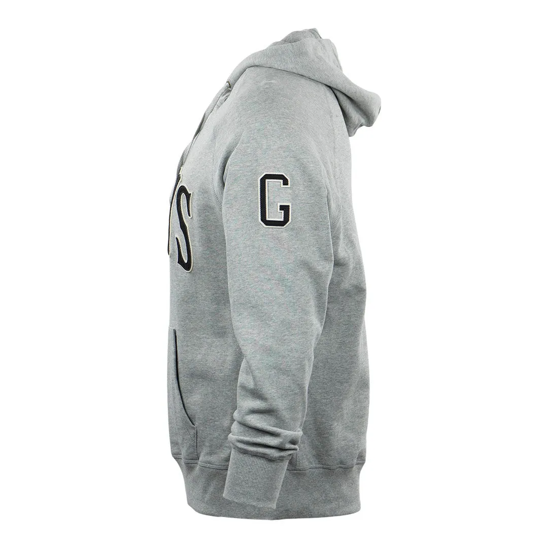 Homestead Grays French Terry Script Hooded Sweatshirt - Gray