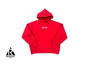 Hooded Box Logo Sweatshirt “Red" FW23 (DOOR BUSTER)
