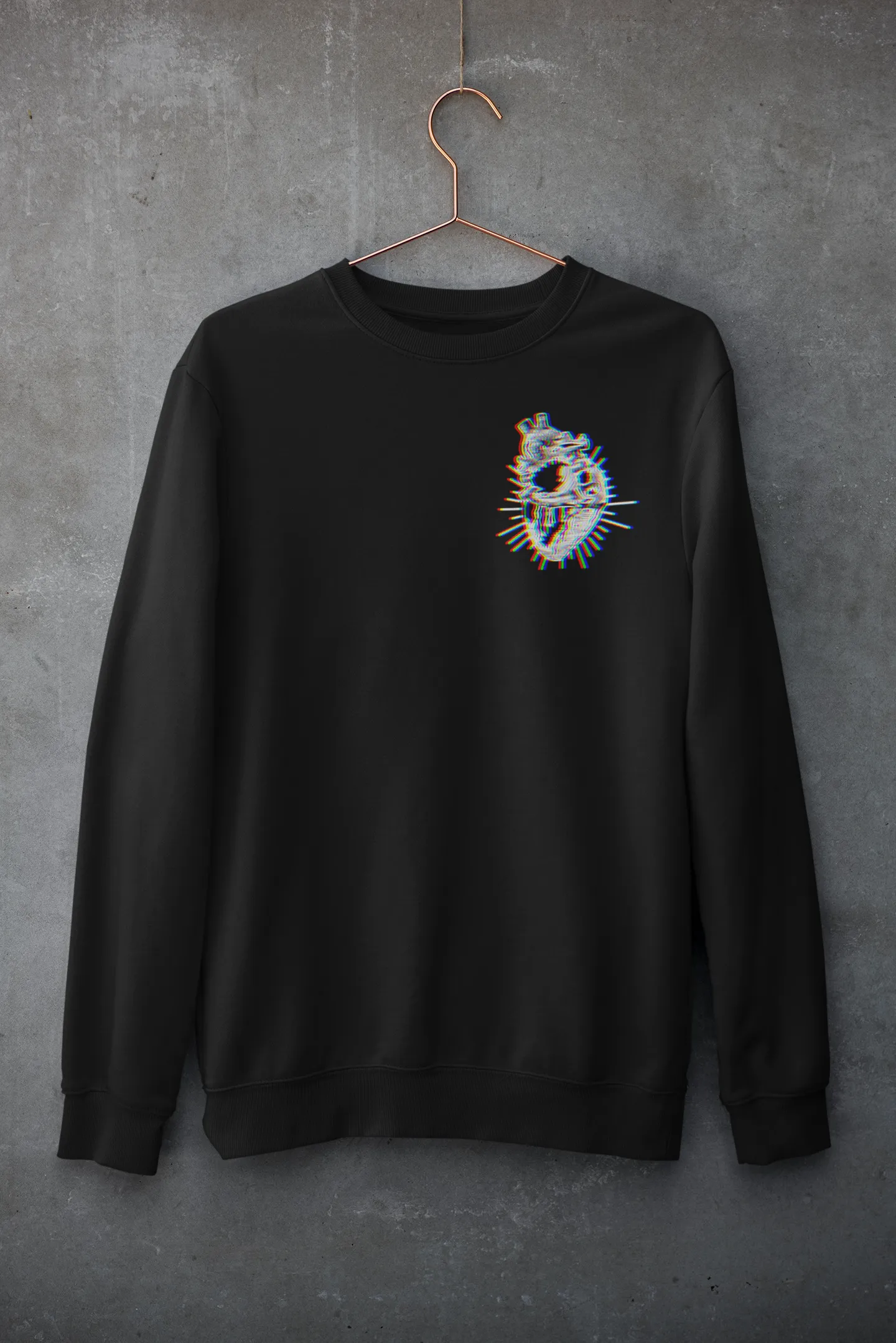 Hyper Heart -  Heavy Blend Crewneck Sweatshirt