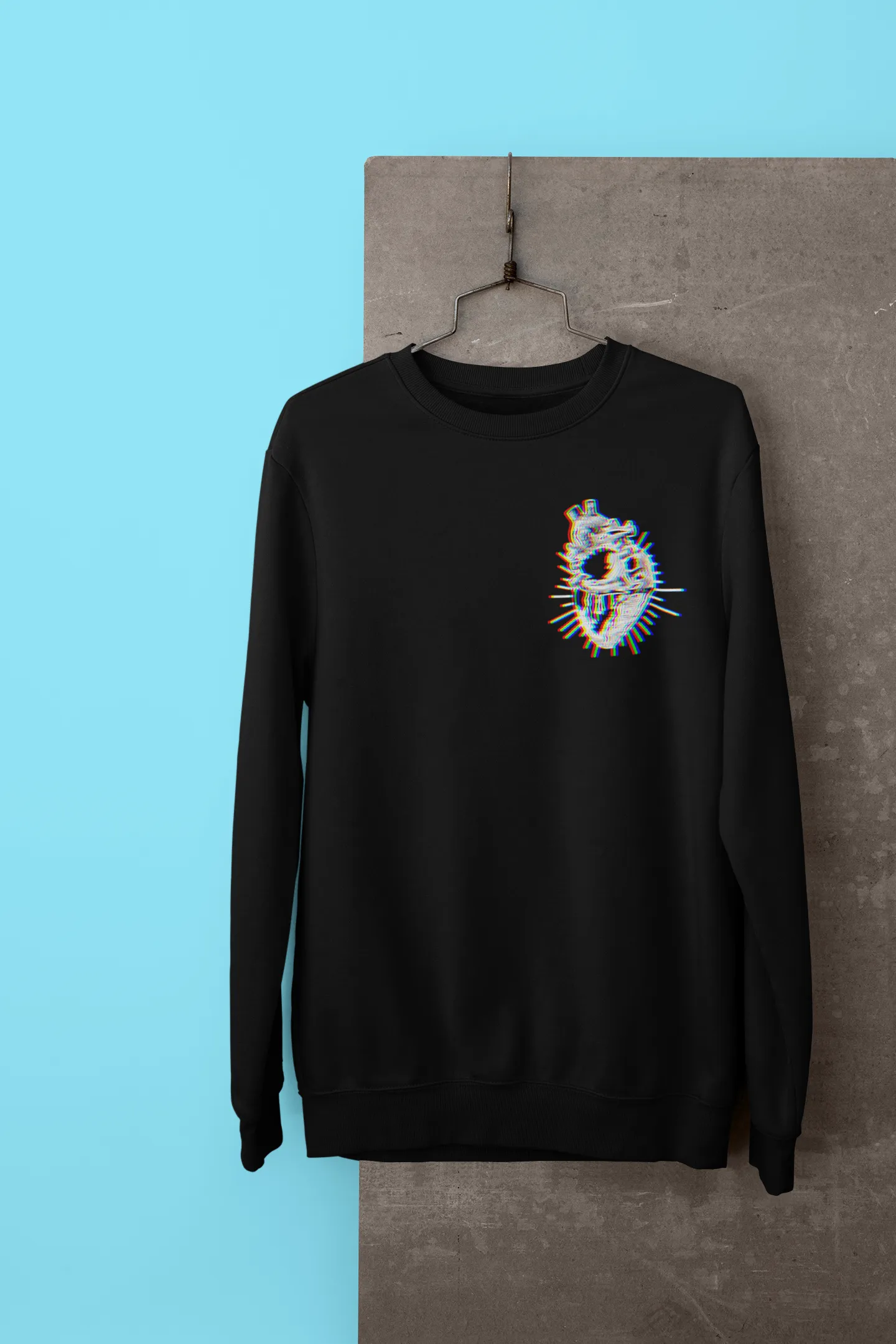 Hyper Heart -  Heavy Blend Crewneck Sweatshirt