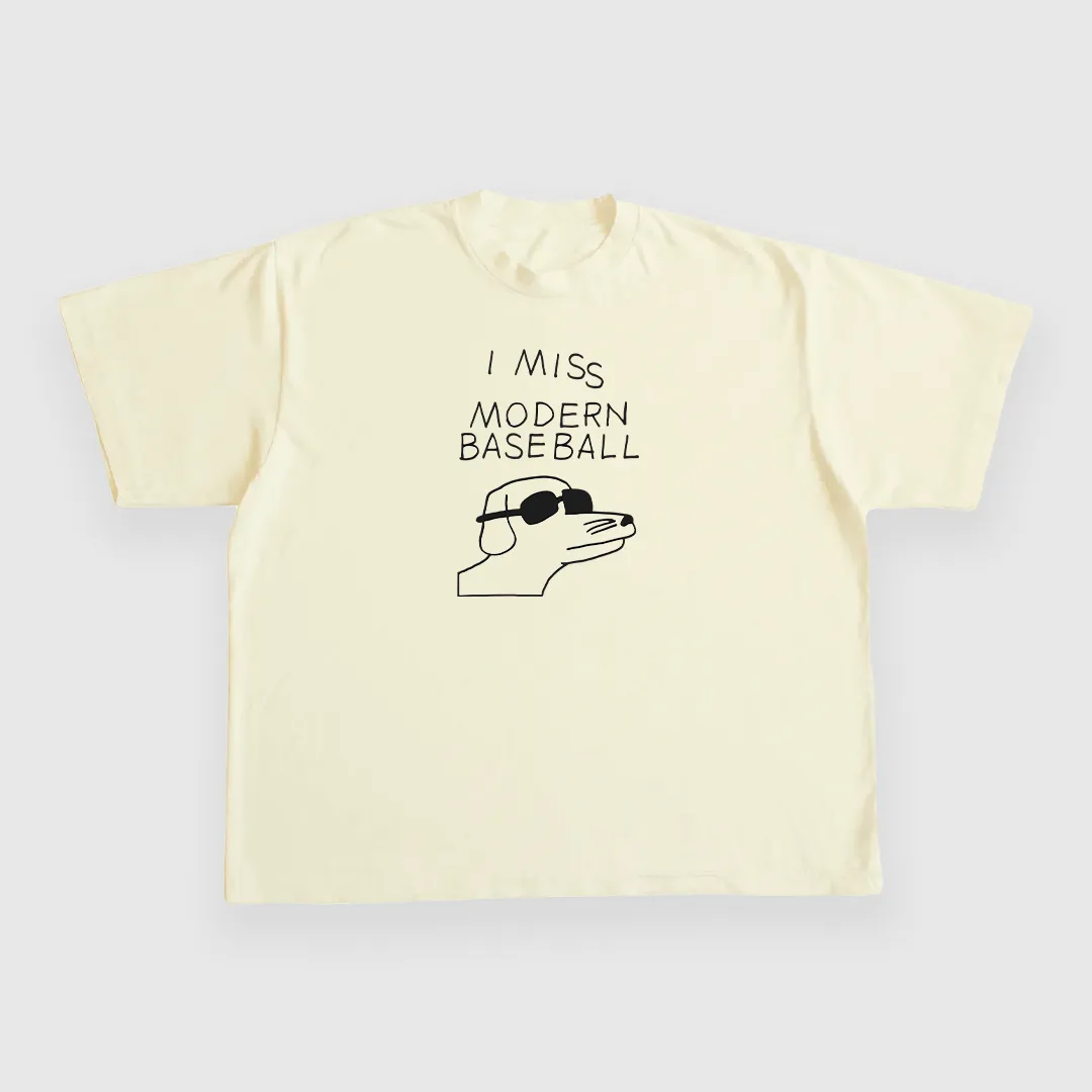 I Miss Modern Baseball Custom Printed T-Shirt