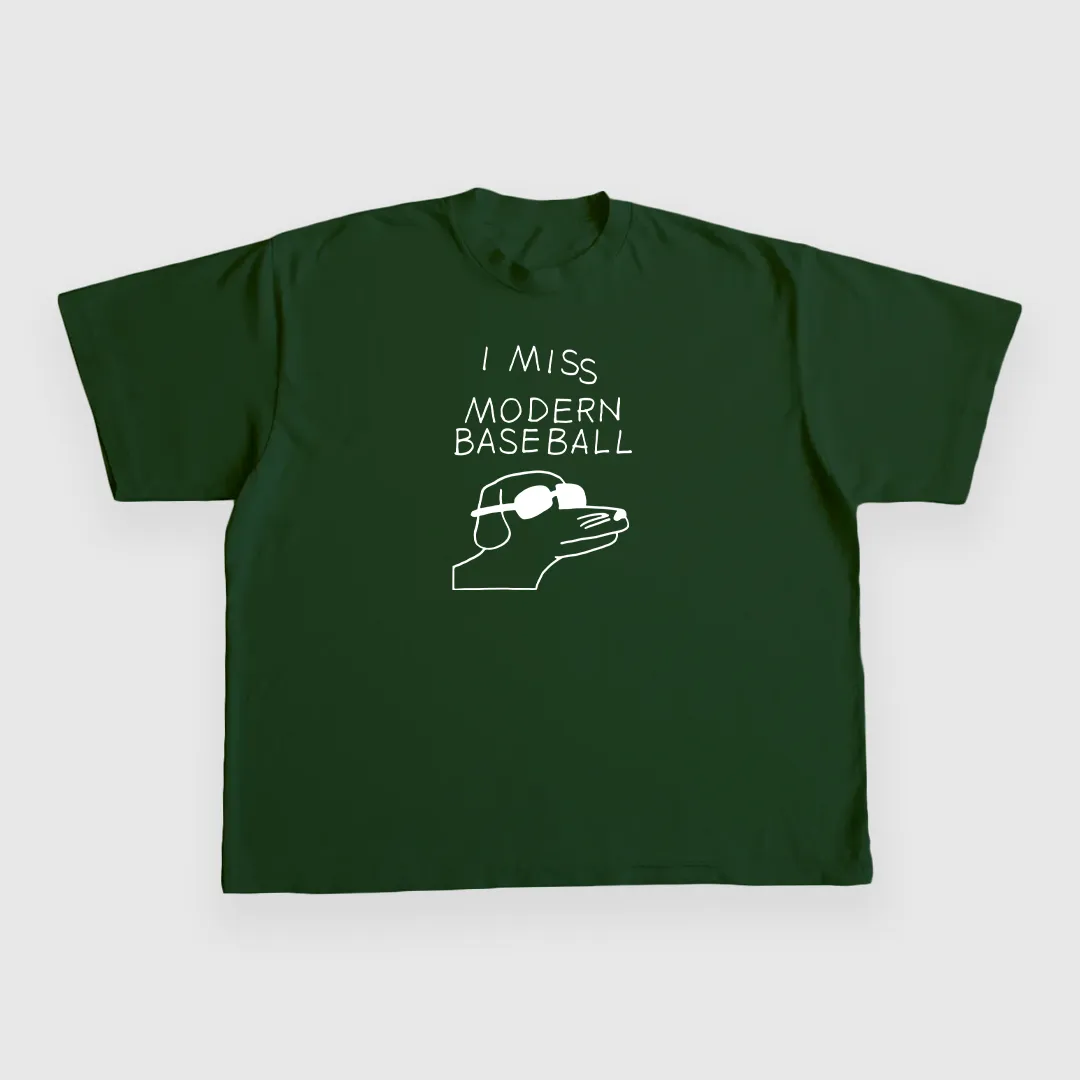 I Miss Modern Baseball Custom Printed T-Shirt