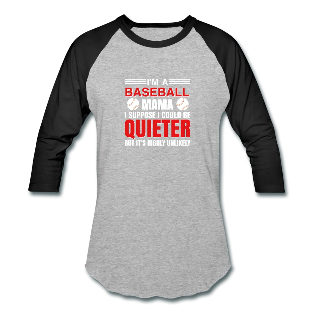 I'M A BASEBALL MAMA Baseball T-Shirt