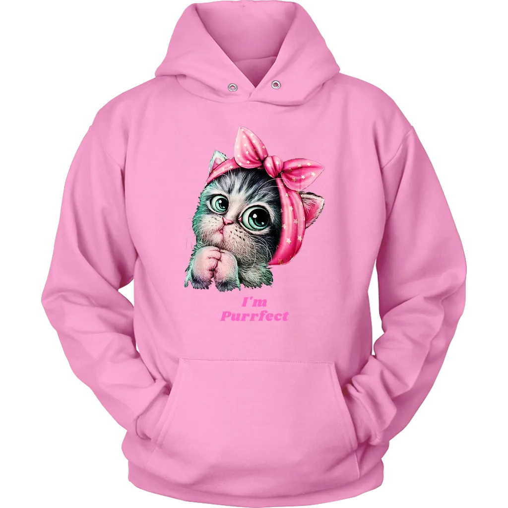I'm Purrfect | Hooded Sweatshirts | Catlovers | Family Pets