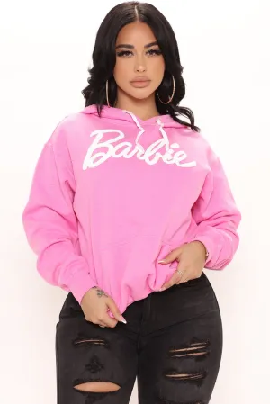 In A Barbie World Hoodie - Pink