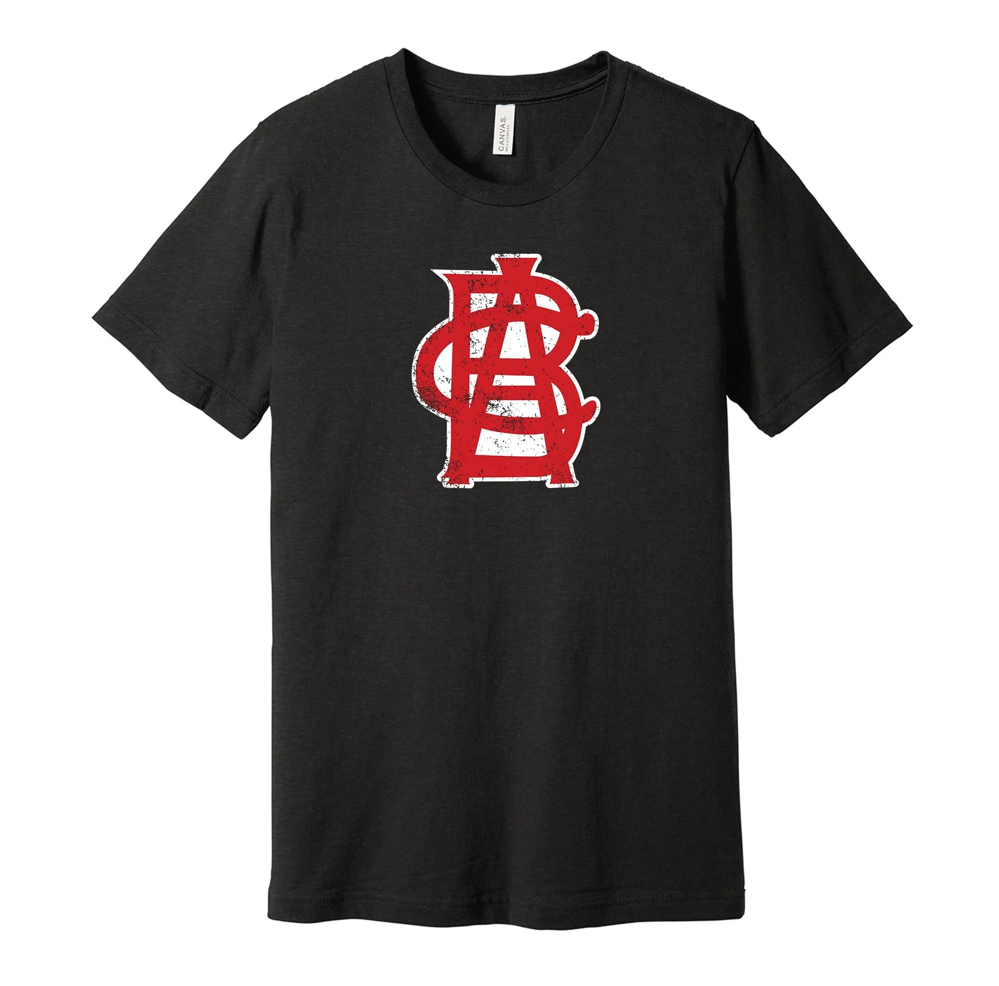 Indianapolis ABCs Distressed Logo Shirt - Defunct Negro Baseball Team - Celebrate Black Heritage and History - Hyper Than Hype