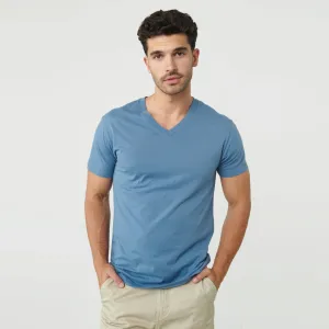 Indigo V-Neck Tee