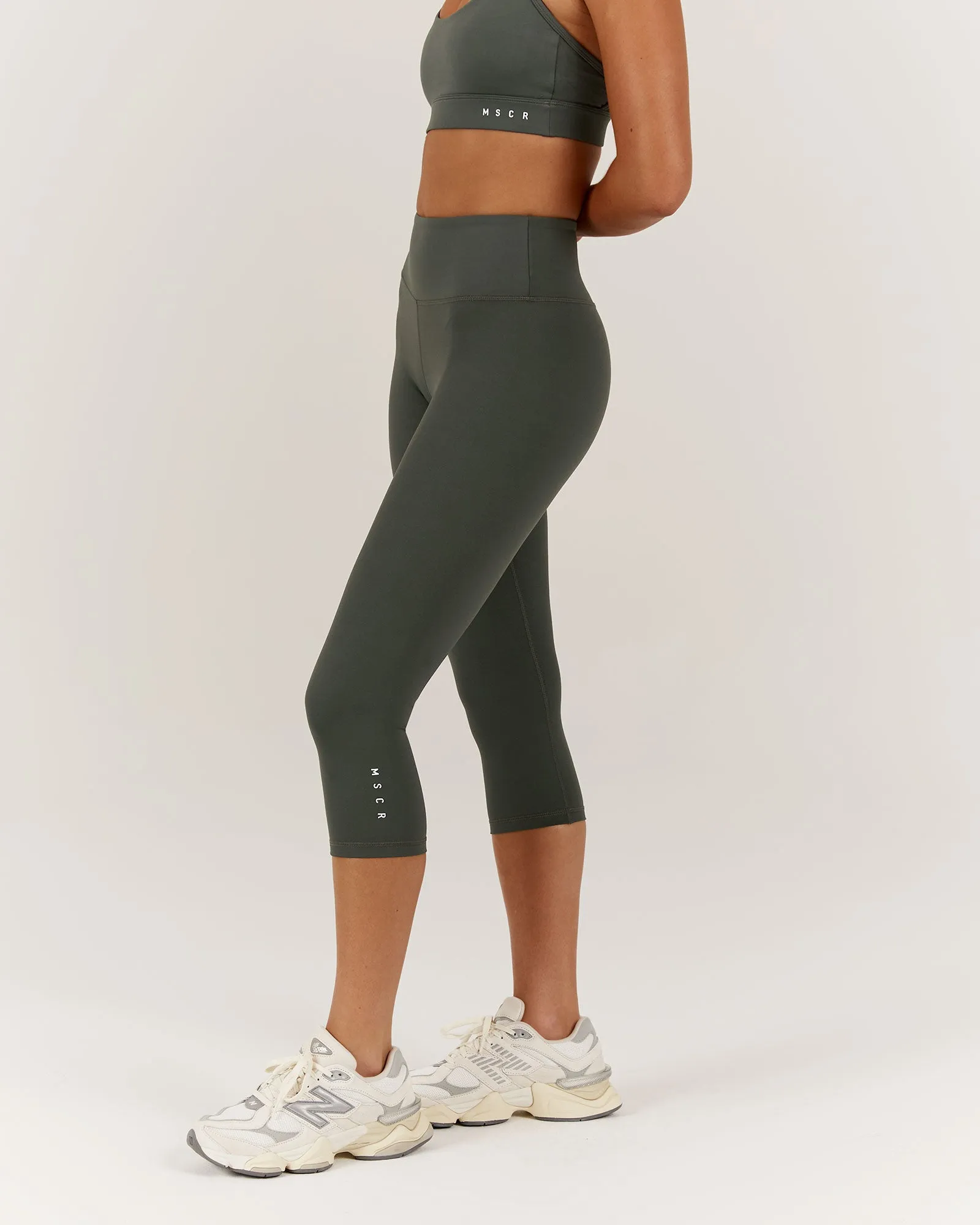 INSPIRE LEGGINGS 3/4 - FERN