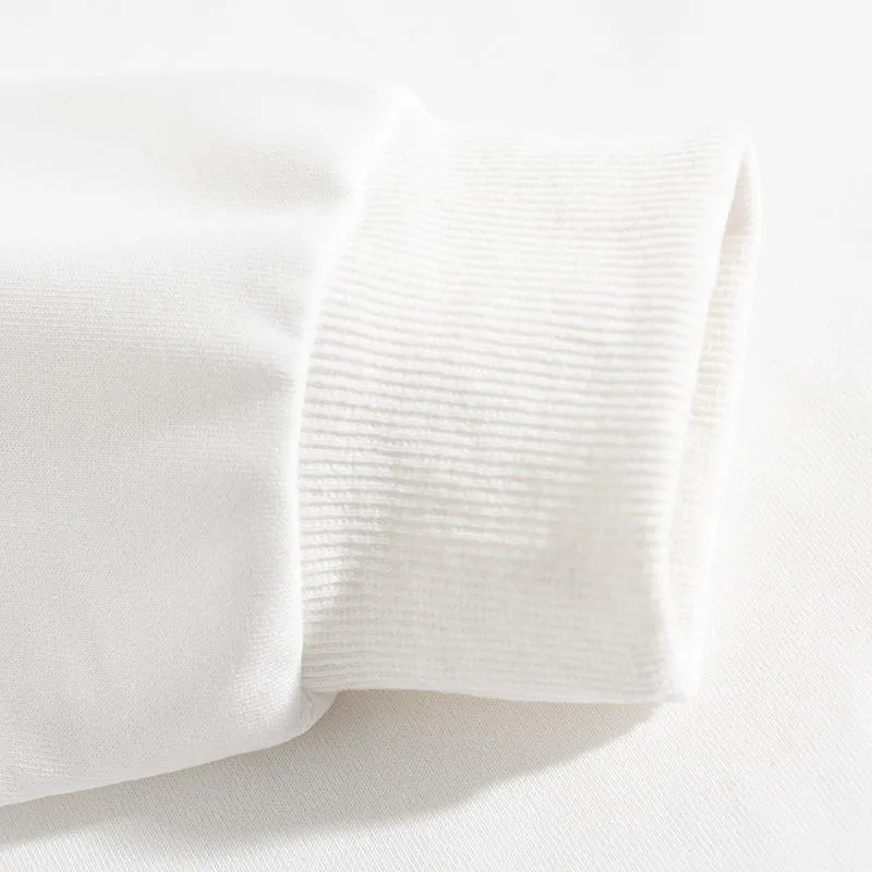 Jolly Christmas O-Neck White Sweater B